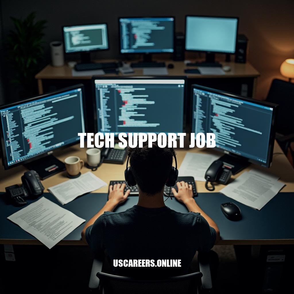 Tech Support Job: Roles, Skills & Career Advancement